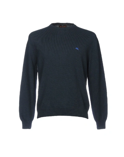 Shop Etro Sweater In Dark Blue