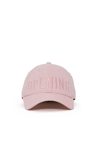 Shop Opening Ceremony Satin Stitch Logo Cap In Pearl Pink