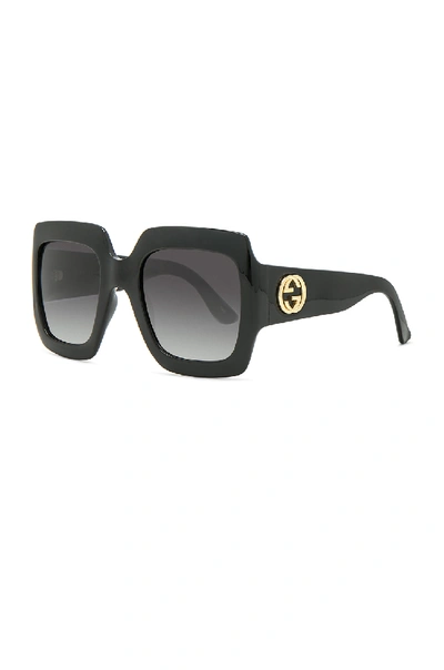 Shop Gucci Fashion Inspired Sunglasses In Black
