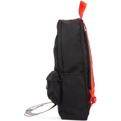 Shop Off-white Black Tape And Wire Backpack