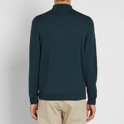 Shop Apc A.p.c. Dundee Roll Neck Knit In Green