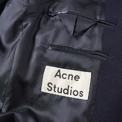 Shop Acne Studios Gavin Coat In Blue