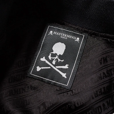 Shop Mastermind Japan Mastermind World Skull Embroidered Souvenir Jacket In Black