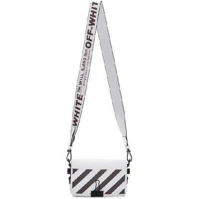 Off-White c/o Virgil Abloh Binder Clip Mirror Leather Shoulder Bag in  Metallic
