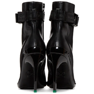 Shop Off-white Black 'for Walking' Ankle Boots