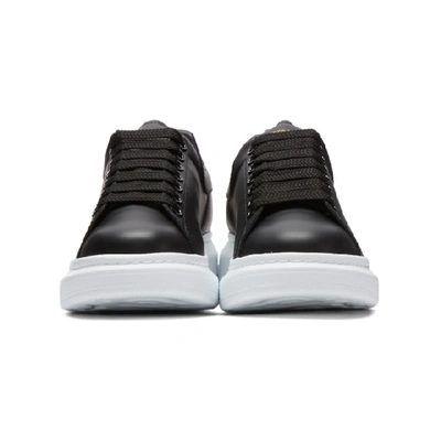 Shop Alexander Mcqueen Black Oversized Sneakers In 1000 Black