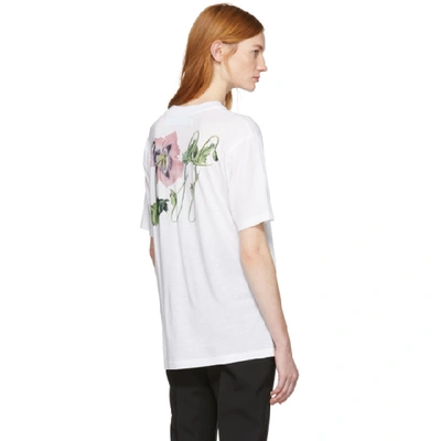 Shop Off-white White Woman Poppy T-shirt In 0188 Wht Mu
