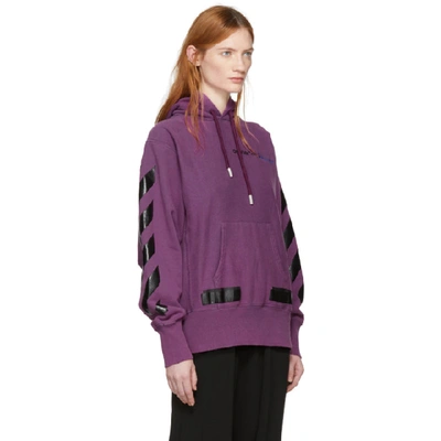 Off-white X Hoodie In 2910 Violet | ModeSens