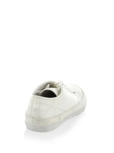 Shop John Varvatos Jet Lace-up Low Top Sneakers In White