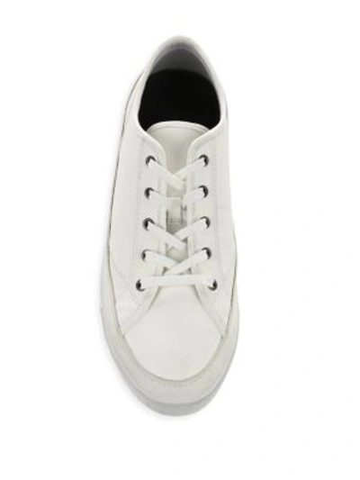 Shop John Varvatos Jet Lace-up Low Top Sneakers In White