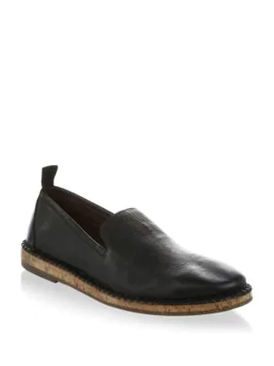 Shop John Varvatos Zander Leather Loafer In Black