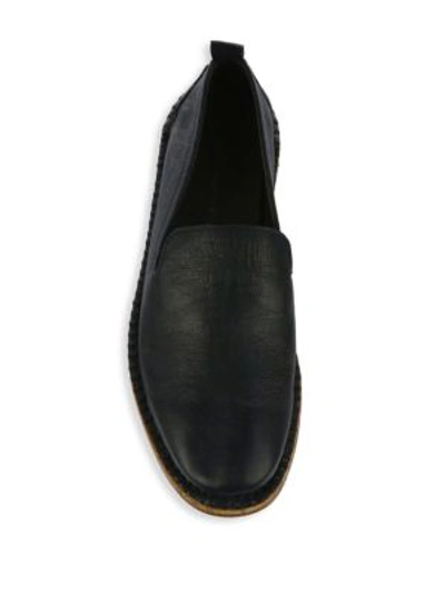 Shop John Varvatos Zander Leather Loafer In Black