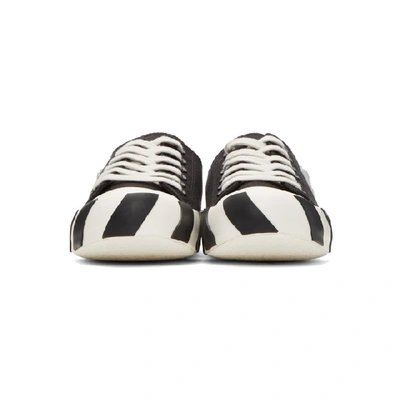 Shop Off-white Black Striped Low Sneakers