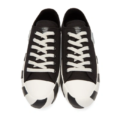 Shop Off-white Black Striped Low Sneakers