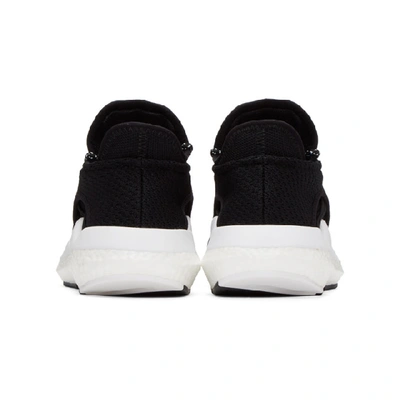 Shop Y-3 Black Saikou Pk Sneakers In Black/white