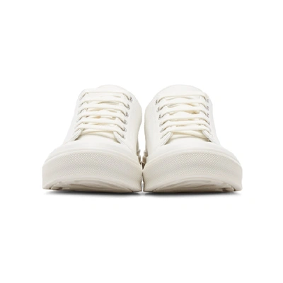 Shop Alexander Mcqueen White Cupsole Sneakears