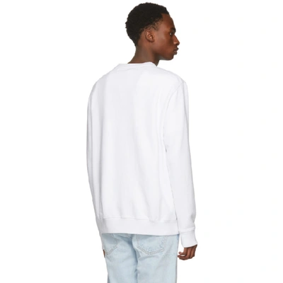 Shop Off-white White Basic 'off' Crewneck Sweatshirt