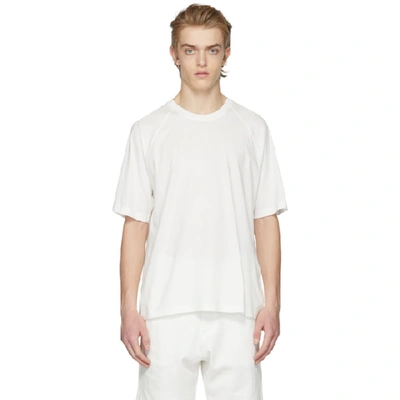 Shop Y-3 White Classic Back Logo T-shirt In Core White