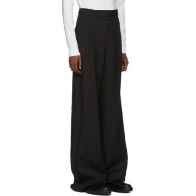 Shop Yang Li Black High Waisted Trousers In 99 Black