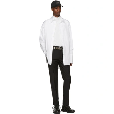 Shop Yang Li Black Slim Trousers In 99 Black