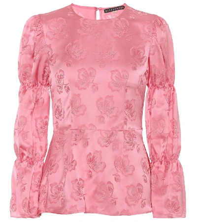 Shop Alexa Chung Jacquard Top In Pink