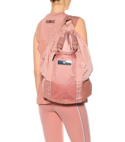 Shop Adidas By Stella Mccartney Gym Bag In Pink