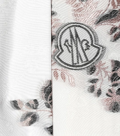 Shop Moncler Antonia Jacquard Jacket In White