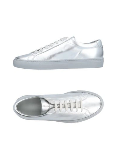 Shop Common Projects Sneakers In Silver