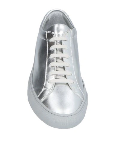 Shop Common Projects Sneakers In Silver