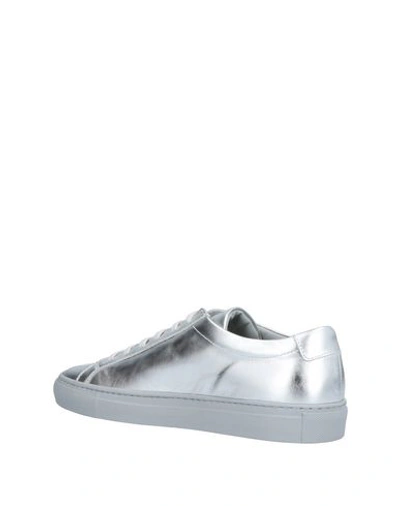 Common Projects Achilles Low Sneakers In Silver