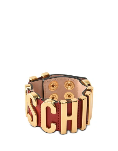 Shop Moschino Bracelets In Red