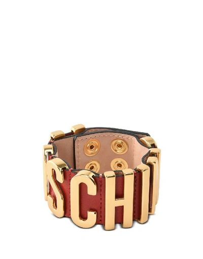 Shop Moschino Bracelets In Red