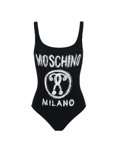 Shop Moschino One-piece Suits In Black