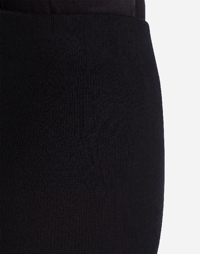 Shop Dolce & Gabbana Leggings In Cashmere In Black