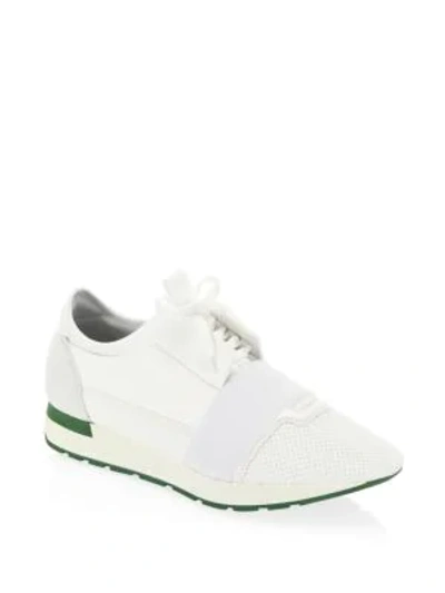 Shop Balenciaga Classic Lace-up Sneakers In Bianco