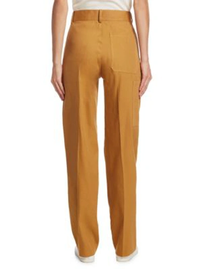 Shop The Row Thea Pants In Ochre