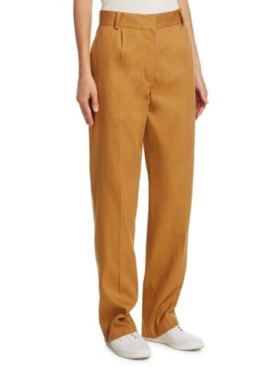 Shop The Row Thea Pants In Ochre