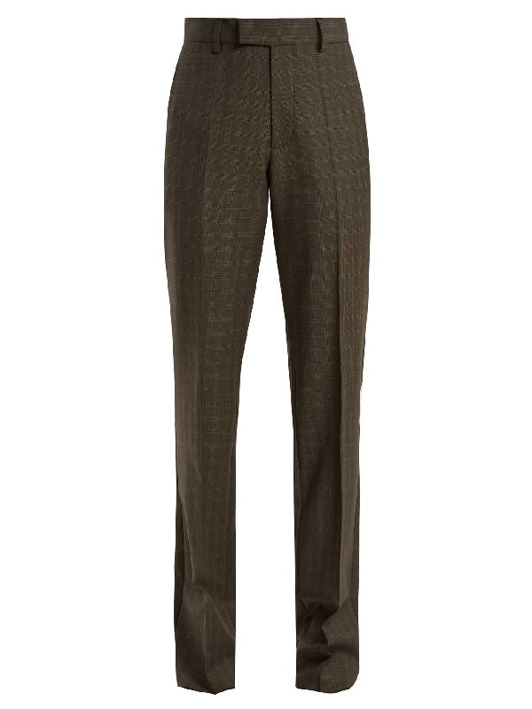 balenciaga prince of wales trousers