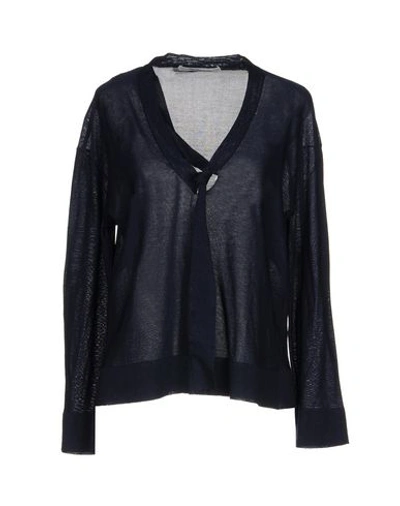 Shop Cedric Charlier Sweater In Dark Blue