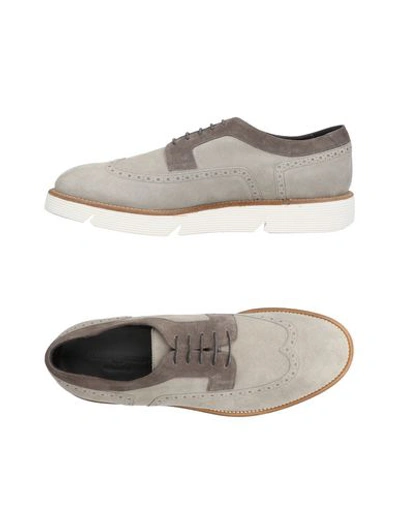 Shop Alberto Guardiani Lace-up Shoes In Grey
