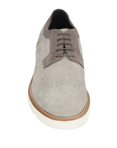 Shop Alberto Guardiani Lace-up Shoes In Grey