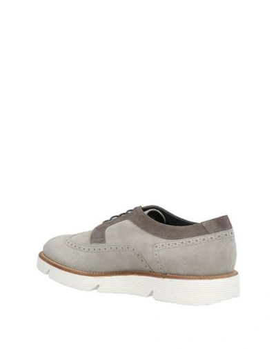 Shop Alberto Guardiani Lace-up Shoes In Grey