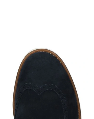 Shop Alberto Guardiani Laced Shoes In Dark Blue