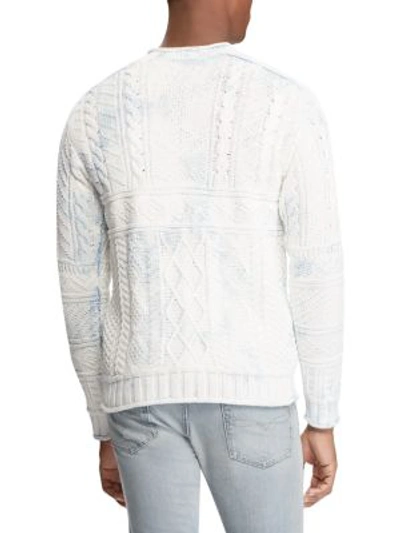 Shop Polo Ralph Lauren Cotton Knit Sweater In Indigo