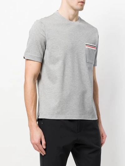 tri-stripe pocket tee
