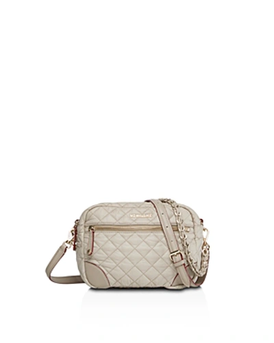 Shop Mz Wallace Small Crosby Bag In Light Beige/gold