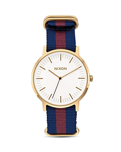 Shop Nixon Porter Watch, 40mm In White/multi