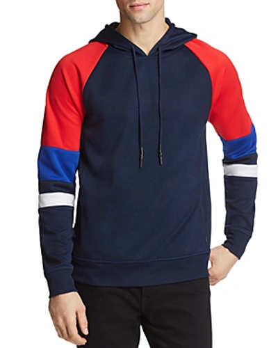 Shop Pacific & Park Color-block Hooded Sweatshirt - 100% Exclusive In Navy