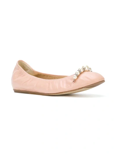 Shop Lanvin Pearl In Pink