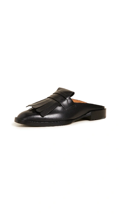 Shop Robert Clergerie Yumi Loafer Mules In Black
